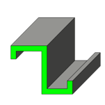 Stiffened Z section