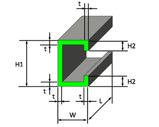 Stiffened section